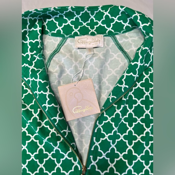 Papagallo Vintage Long Sleeve Half Zip Pullover NWT - Picture 3 of 9